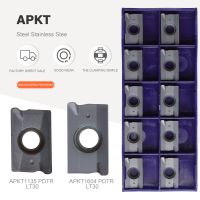 APKT1604 PDTR LT30 LAMINA Carbide CNC เครื่องกลึงเครื่องมือตัด APKT1135 PDTR APMT1135 APMT1604 PDTR ใบมีดกัดทังสเตนคาร์ไบด์