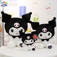 Sanrio Kuromi ตุ๊กตาสัตว์ยัดนุ่นของเล่นตุ๊กตานุ่มๆตุ๊กตาของขวัญคริสต์มาสตกแต่งงานปาร์ตี้ของเล่นอนิเมะสำหรับเด็กของขวัญของเล่นสำหรับเด็กเด็กผู้ชายเด็กผู้หญิง