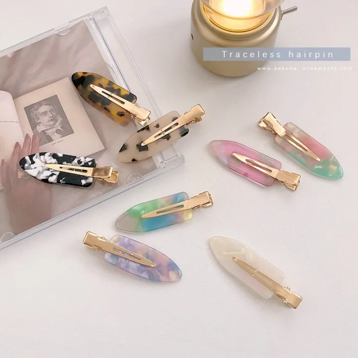 Korean Ins Girl Acetic Acid Hair Clip Pins Hairpins New Hair ...