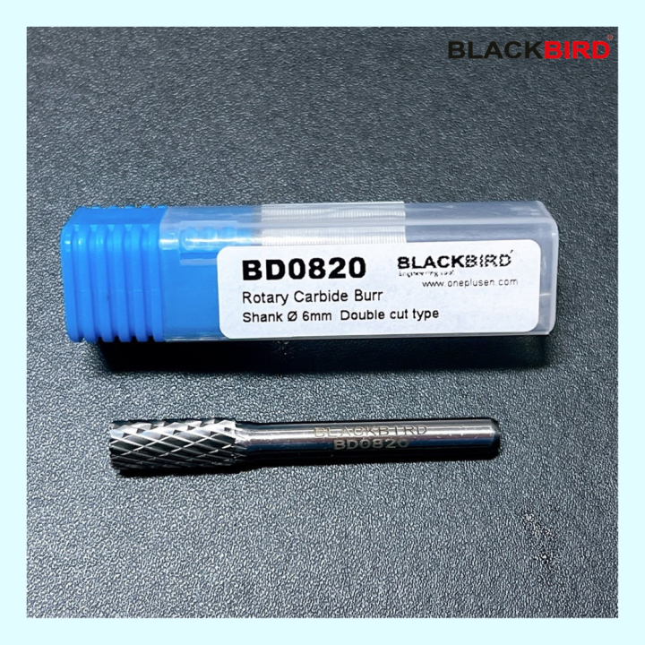 tungsten-carbide-burrs-ดอกเจียร-หัวทังสเตนคาร์ไบด์-แกน-6-มิล-รุ่น-b-g-เกรดพรีเมียม