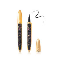 Eyelash Glue Eyeliner Pen Black Magic Lash Liner Self Adhesive 2 In 1 Waterproof Long Lasting Diamond Bling Free Shipping