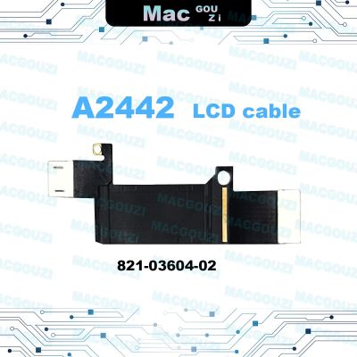 MACGOUZI Original Brand NEW LCD Display eDP Lvds Flex Cable 821-03604-01 Replacement For MacBook Pro 14" Retina A2442 Late 2021 Wires  Leads Adapters