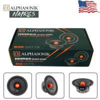 Alphasonik รุ่นNMR65 Neuron Series ลำโพงลูกโดด เสียงกลาง 6.5นิ้วเฟลปลั๊กbullet phase plug รองรับกำลังขับ 600วัตต์/ข้าง ลำโพงสัญชาติอเมริกา -ลำโพงเสียงกลางเฟสปลั๊ก 6.5นิ้ว 1200 วัตต์  -กรวยกระดาษหนาชุบกันความชื้นทนทานต่ออุณหภูมิสูง ให้เสียงกลางกว้างชัดเจน