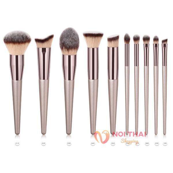 10-เซต-100-ชิ้น-แปรงแต่งหน้า-h02-brush-set-เซต10ชิ้น-แปรงปัดแก้ม-แปรงไฮไลท์-แปลงแต่งหน้า-nt99