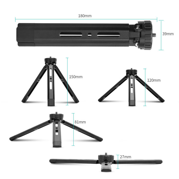 zhiying-ขาตั้งกล้องแบบสามขาสำหรับตั้งโต๊ะปรับความเร็วทั้งสี่แท่นวางกล้องขนาดเล็กกล้องโทรศัพท์ตัวยึด-vlog-zlsfgh