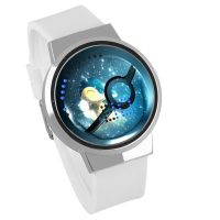 latest FOR POKEmon GO PLUS LED TOUCH WATCH high quality touch LED White strap