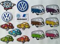 อาร์ม ตัวรีดติดเสื้อ #อาร์มปัก #Patch ตกแต่งเสื้อผ้า หมวก กระเป๋า โลโก้ Volkswagen #VW #Beetle #New Beetle