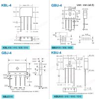 New Product Diode Bridge Rectifier KBP206 KBP210 KBP310 KBL406 KBL410 KBL608 KBL610 KBU808 KBU810 KBU1010 KBU1510 GBU806 GBU808 GBJ2510 600V