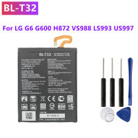 BL-T32 3300MAh แบตเตอรี่มือถือ BL-T32สำหรับ LG G6 G600 H872 LS993 US997 BL T32ลิเธียมโพลิเมอร์สะสมเครื่องมือฟรี