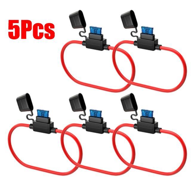 10pcs-car-mini-blade-adapter-fuse-holder-in-line-splash-proof-for-12v-30a-wire-cutoff-switch-socket-damp-proof-splash