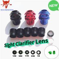 45องศา Bow Peep Sight Clarifier เลนส์รูรับแสง Inner Core Housing Shooting Bow อุปกรณ์เสริม