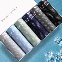 Boxer Mens Underwear Man Boxers 3A Antibacterial Underpants Ice Silk Mesh Men BoxerShorts Sexy Breathable Graphene Male Pantie