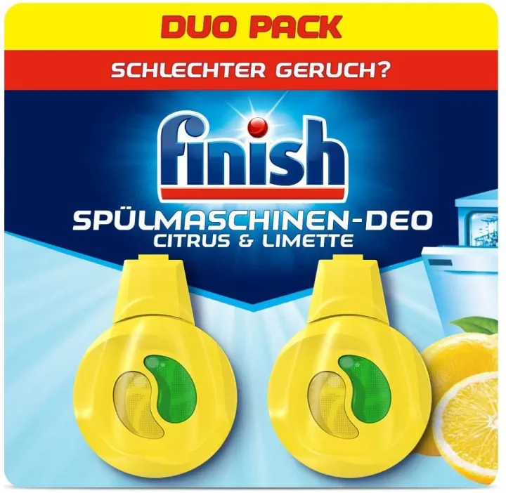 Finish Dishwasher Freshener Lemon Duo Pack (2 x 60 cycles) Lazada PH