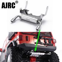 【New-store】 MBJ Amll AXIAL SCX10 III Wrangler ท่อไอเสียโลหะคู่จำลองการใช้ไอเสีย