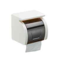 [Migu home furnishing] ที่ใส่ Tisu TOILET แบบไม่ต้องเจาะมีฝาปิด/ไม่ต้องเจาะ Tisu Toilet ที่วางกระดาษชำระที่วาง/กระดาษชำระชั้นวางของกระดาษ Tisu Toilet กล่องกล่องใส่กล่องกระดาษชำระสำหรับห้องน้ำติดผนังกันน้ำปราศจากการเจาะ