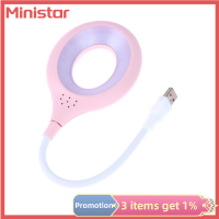 Ministar ไฟ LED แบบพกพาโคมไฟ USB บนโต๊ะพับได้อย่างอิสระเปลวไฟไม่กระพริบแสงนุ่มประหยัดพลังงาน Pelindung Mata ห่างจากชุดสายตาสั้น