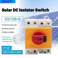 【YF】 Free Shipping 2P 32A 600V 4P 1000V 1200V Solar DC Isolator Switch Disconnector With TUV CE