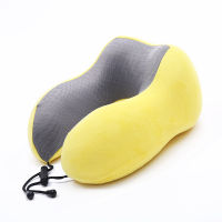 Physiotpy Memory Foam Travel Neck Pillow Airplane Office Orthopedic Rest Cushion Pad Home Textile