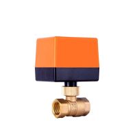 1/2 Motorized Ball Valve 220V 12V 24V 3-Wire 2 Point Control Brass Electric Ball Valve