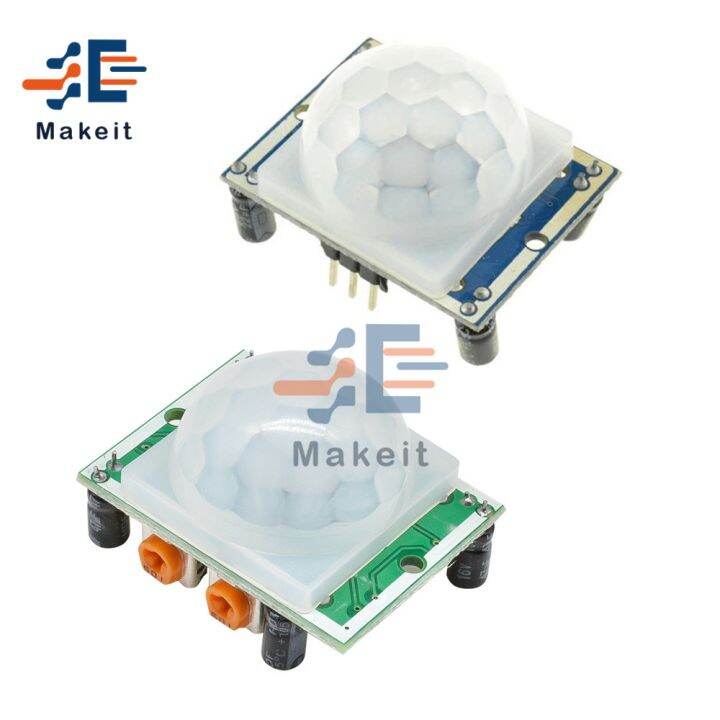 【CW】 HC-SR501 HCSR501 SR501 Adjust Sensor Detector Module Pyroelectric ...