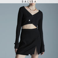 SALISA - CROSS CARDIGAN Cropped