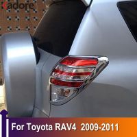 Mgs7ร้อน!!สำหรับ Toyota RAV4 RAV 4 2009 2010 2011โครเมี่ยมกรอบไฟท้ายด้านนอกอุปกรณ์เสริมตกแต่งรถหมวกครอปกระจกรถ