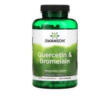 Swanson, Quercetin &amp; Bromelain Respiratory Health 250 Capsules