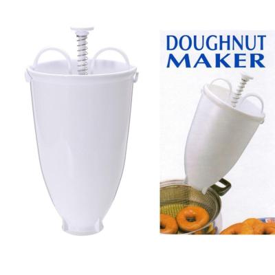 【☑Fast Delivery☑】 congbiwu03033736 เครื่องทำโดนัทพลาสติกเครื่องมือแบบ Diy เครื่องอบอุปกรณ์ทำขนมในครัวอุปกรณ์เสริมสำหรับทำขนมอบโดนัทสีขาวใช้งานได้จริง
