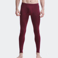 Mens Thermal Underwear Fleece Pants for Men Fake Fleece Long Johns Bedroom Tight Warm Slimming Legging Rashguard Mens UnderpantsTH