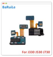 【❖New Hot❖】 tong0 Baruile 5Pcs สำหรับ Samsung J3 J4 J5 J6 J7 J8 J330 J400 J600หูฟังแจ็คหูฟังไมโครโฟนสายเคเบิลงอได้แจ็ค Flex