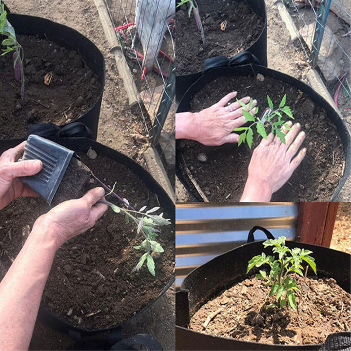 qkkqla-45-gallon-plant-grow-bag-large-capacity-flower-pot-vegetable-gardening-reusable-fabric-plant-growing-bags-garden-tools