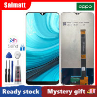 Salmatt จอ LCD ขนาด6.2นิ้วของแท้สำหรับ A5s Oppo (AX5s) อะไหล่จอ LCD CPH1901 A7 CPH1909/Oppo หน้าจอ LCD ชุดประกอบดิจิไทเซอร์จอแสดงผลหน้าจอสัมผัสสำหรับ A5S OPPO/A7 Lcd