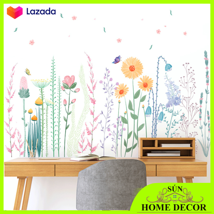 Decal dán tường hàng hoa là giải pháp hoàn hảo để mang đến sự tươi mới cho căn phòng của bạn. Với các họa tiết hoa lá độc đáo và sắc màu tươi tắn, chúng sẽ tạo nên một không gian sống đầy sinh động và tràn đầy năng lượng tích cực.