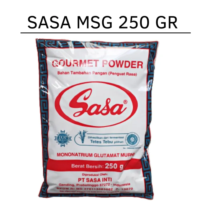 Sasa Msg 250 Gr Sasa Penyedaprasa Gourmet Powderpenguat Rasa