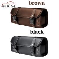 Motorcycle Leather Saddlebags Saddle Tool Bags Front And Rear Pouches Universal For Yamaha Honda Harley KTM PIAGGIO Aprilia Moto