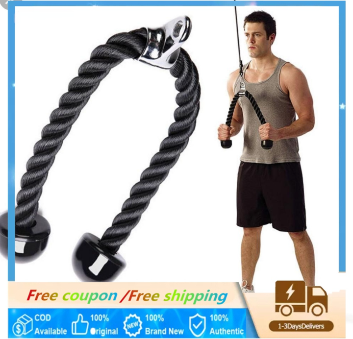 Tricep Rope Cable Attachment Sports in Style Push Pull Exercise Gym