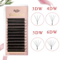 Goddess 3D/4D/5D W Shape lashes 4D Premade Fan Lash Extensions 0.07 C/D Curl Natural Soft High Quality Idividual Lashes