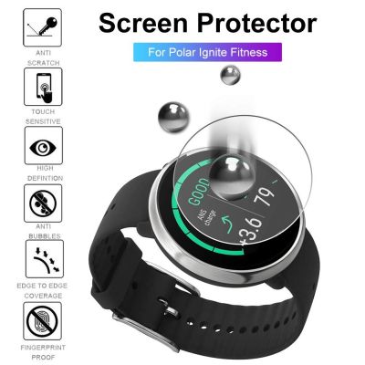 ✕▧△ Wysokiej jakości szkło hartowane przezroczysta folia ochronna Smart Watch hartowany Film do smartwatcha Polar Ignite Fitness