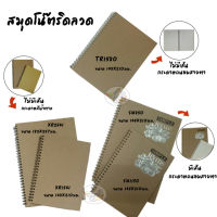 Notebook สมุดโน๊ตริมลวดปกกระดาษคราฟท์ (ราคา/เล่ม)