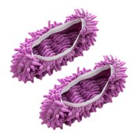 Mop Slippers House Cleaning Dust Removal Lazy Floor Wall Dust Removal Cleaning Feet Shoe Covers Washable Reusable Microfiber Shoes Accessories