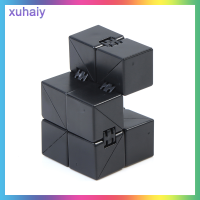 xuhaiy Infinity Magic Cube นิ้วของเล่นสำนักงานพลิกลูกบาศก์ปริศนาความเครียดบรรเทาก้อน