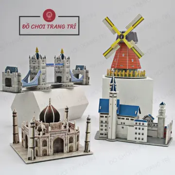 Mô hình giấy 3D tự lắp ráp cực đẹp về Sài Gòn