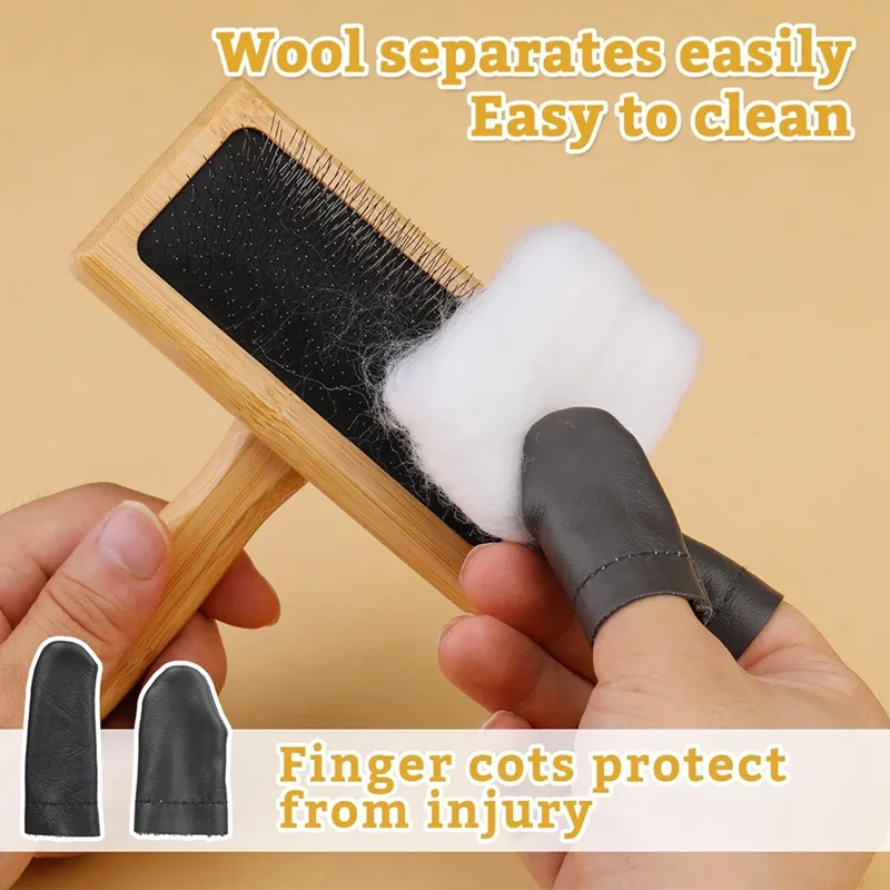 Wool Carder 2pcs, Hand Carder For Wool, Carding Combs, Carding Brush,  Blending Board Carder, Wool Comb, Wool Brush, Pet Grooming Tool, Fiber