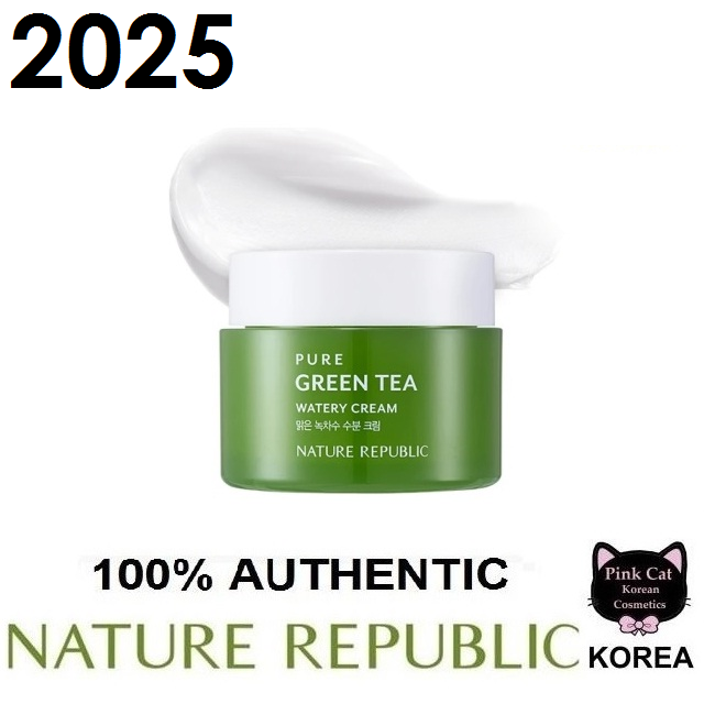 Korean Cosmetics NATURE REPUBLIC Pure Green Tea Watery Cream 50ml