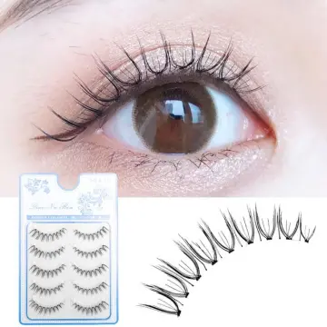 Manga Lashes 5 Pairs Full Strip False Eyelashes Devil Comic Lashes Anime  Cosplay False Eyelashes With Transparent Stem