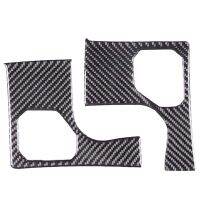 For2022-2023 Toyota Tundr Instrument Panel Air Outlet Sticker Accessory Real Carbon Fiber Soft