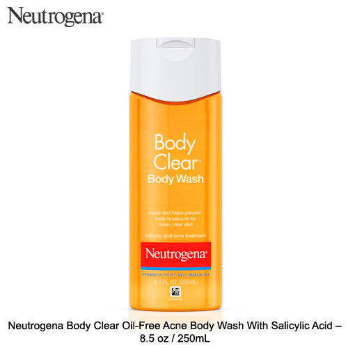 Neutrogena Body Clear OilFree Acne Body Wash With Salicylic Acid 8.5