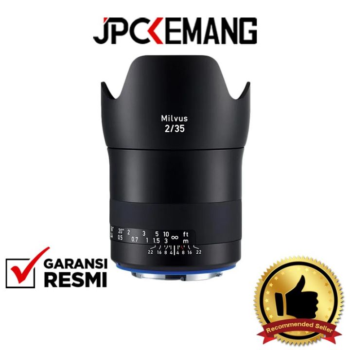 Carl Zeiss 35mm f2 CarlZeiss 35 f/2 For Canon Milvus Distagon T* ZE JPC  KEMANG Lazada Indonesia
