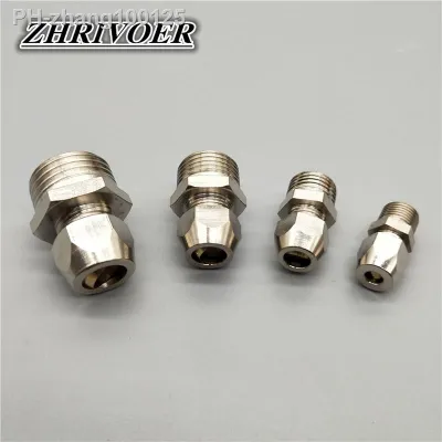 1Pcs M5 1/8 quot; 1/4 quot; 3/8 quot; 1/2 quot; BSP Male Thread 4 6 8 10 12 14 16mm OD Tube brass Ferrule Tube Compression Fitting Connector