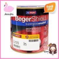 สีน้ำมัน BEGERSHIELD SUPERGLOSS BASE B กึ่งเงา 1/4 แกลลอน (0.9 ลิตร)SEMI-GLOSS ENAMEL PAINT BEGERSHIELD SUPERGLOSS BASE B 1/4GAL **พลาดไม่ได้แล้วจ้ะแม่**